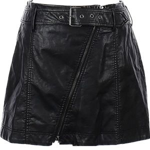 Free People Faux leather skirt, black size 2